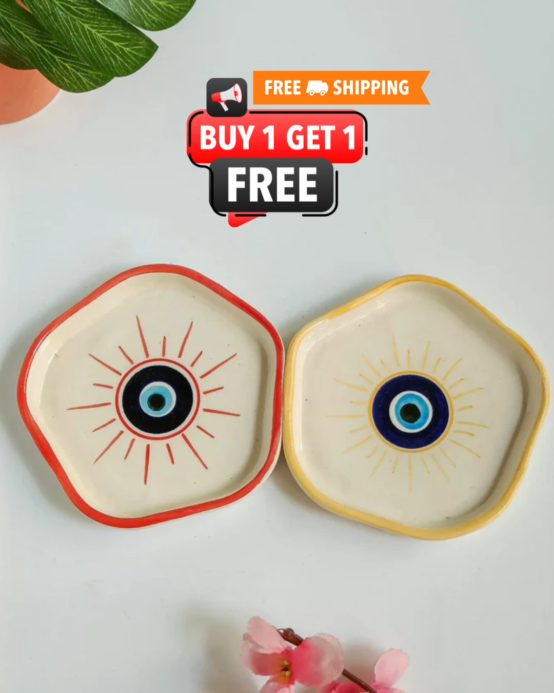 Evil Eye Trinket Plate (per Pc)