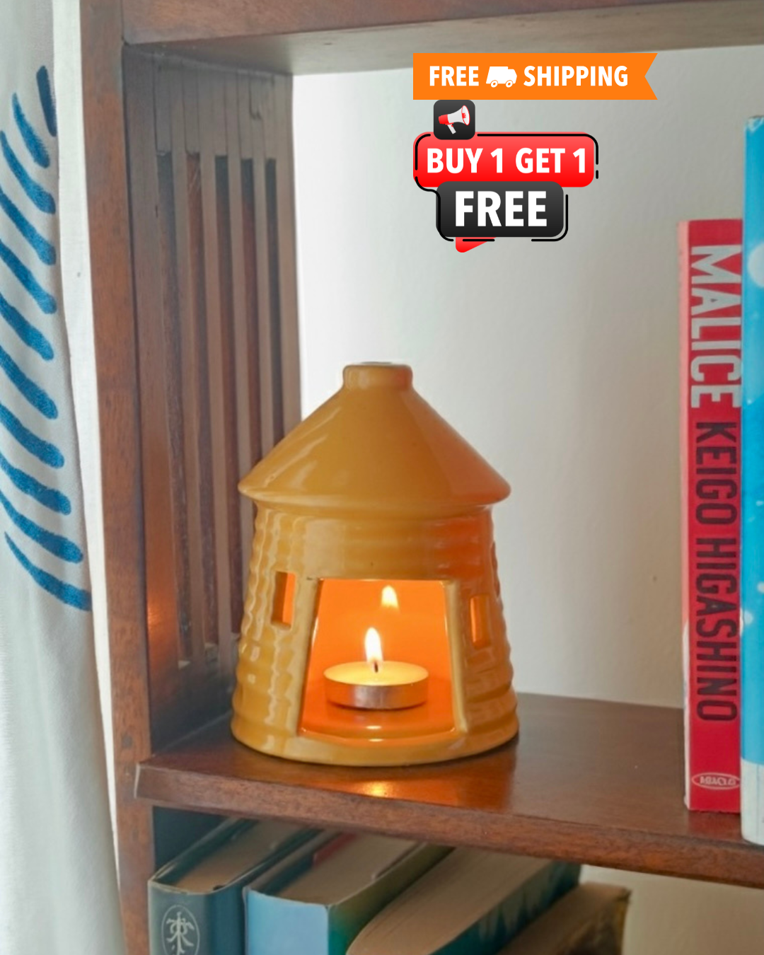 Hagrid's Hut Tealight Holder