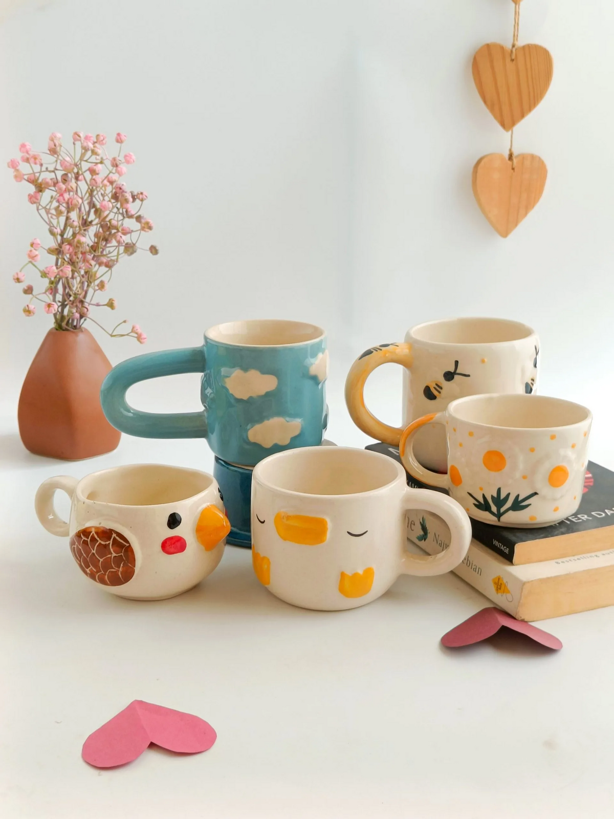 Emboss & Indulge (Set of 5 Mugs)
