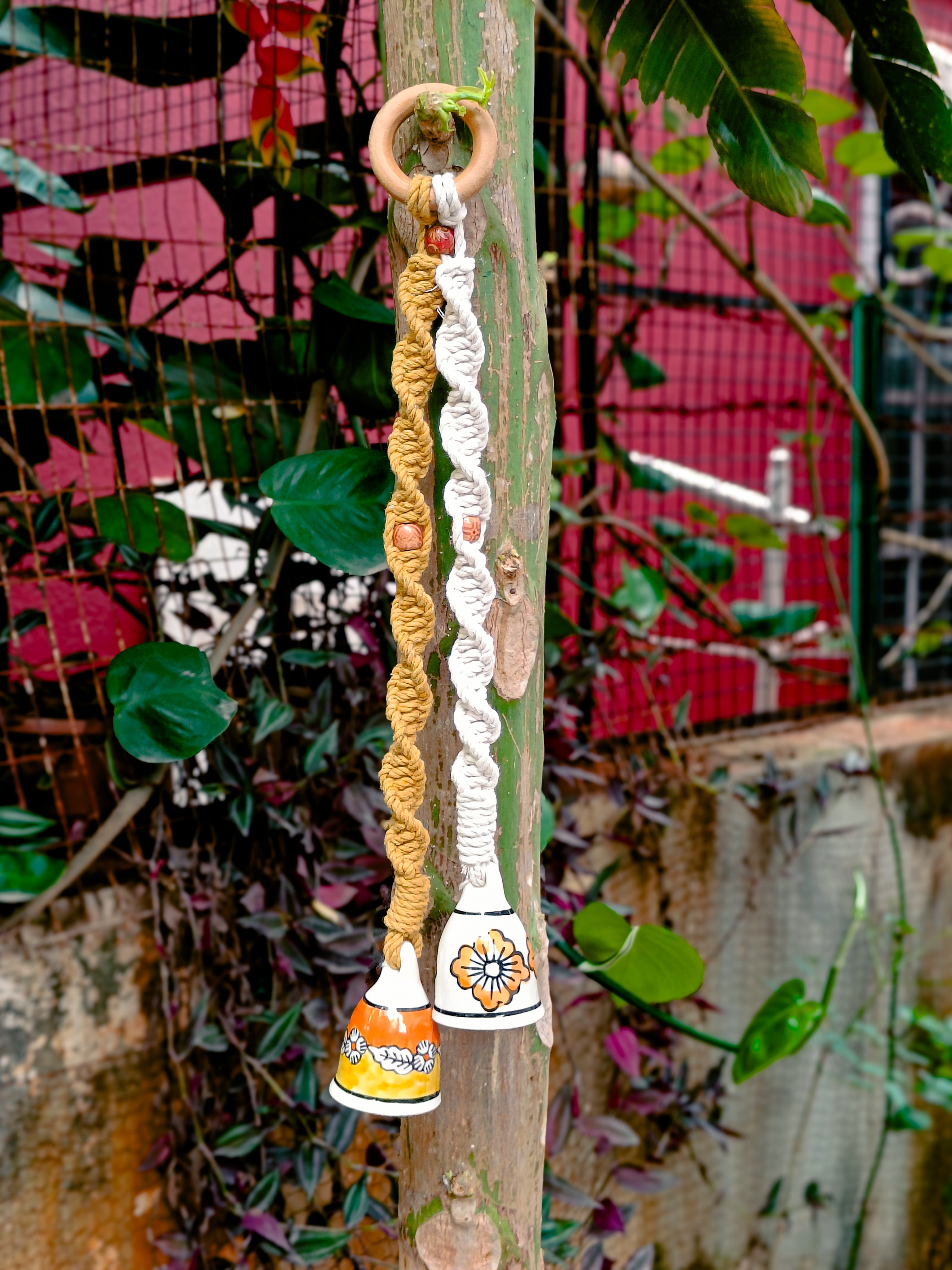 Macramé Chiming Small Bells Set