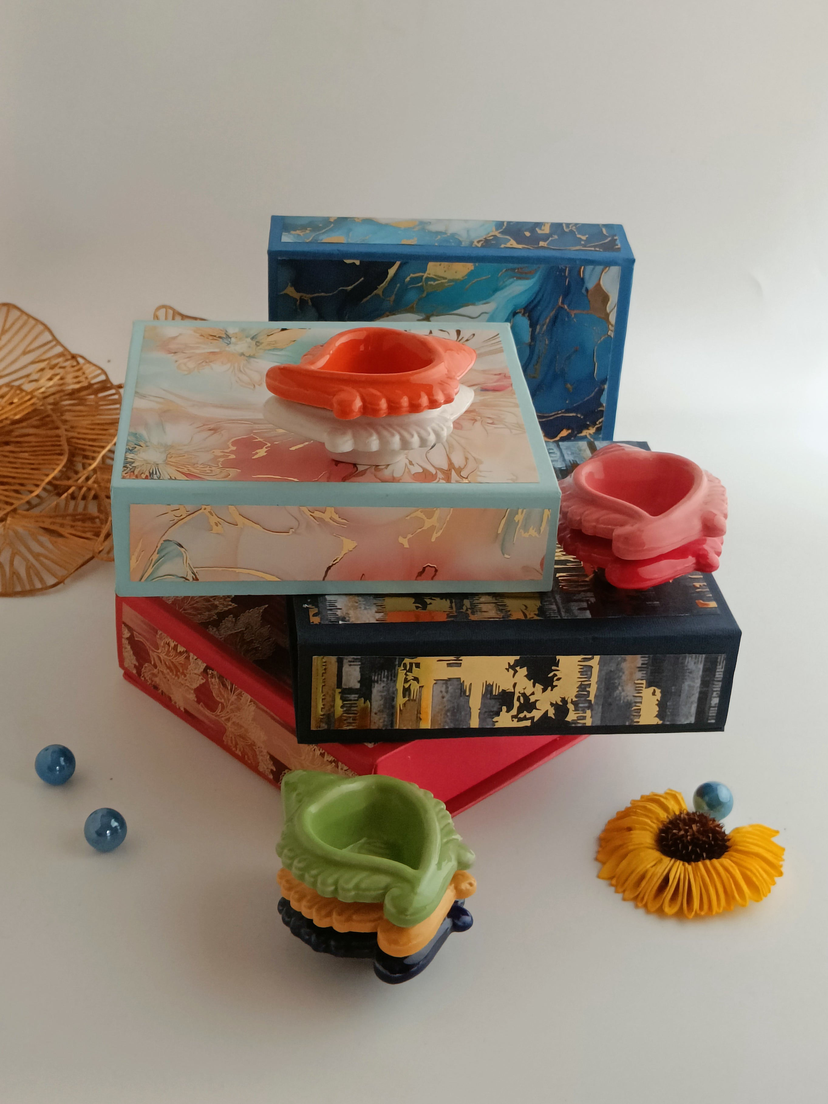 Shankh Diya Gift hamper set