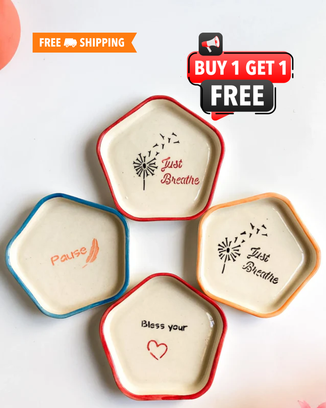 Pep Talk Trinket Plate (per Pc)