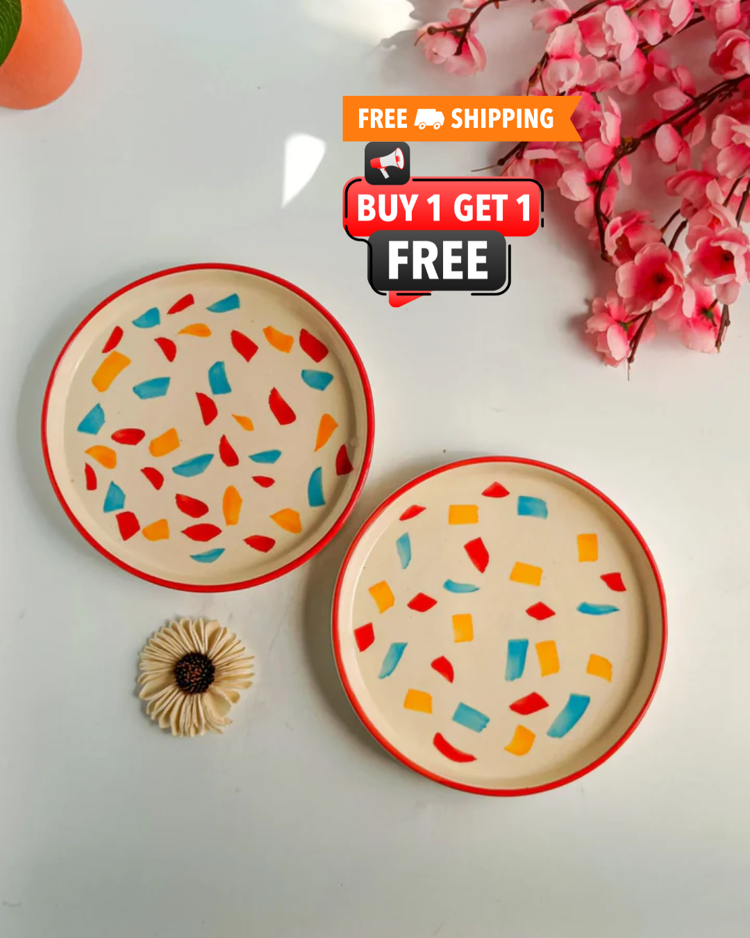 Carnival Bloom Platter (Per pc)