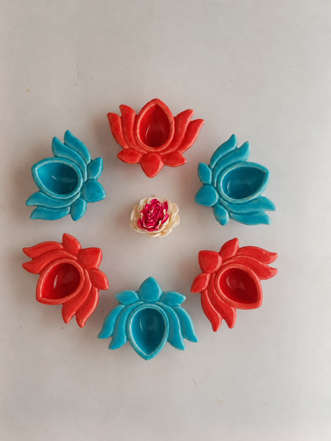 Lotus Diya (4 pcs)