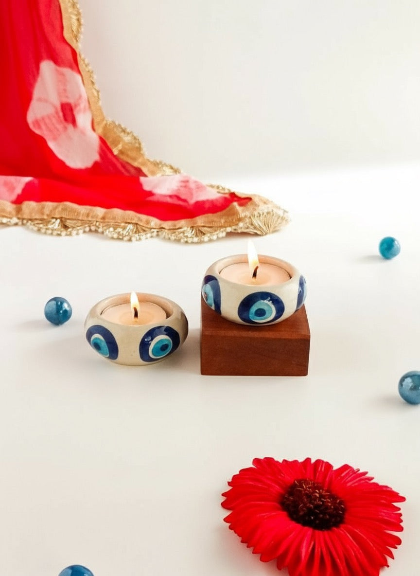 Mosaicaura Tealight Holder(pair)