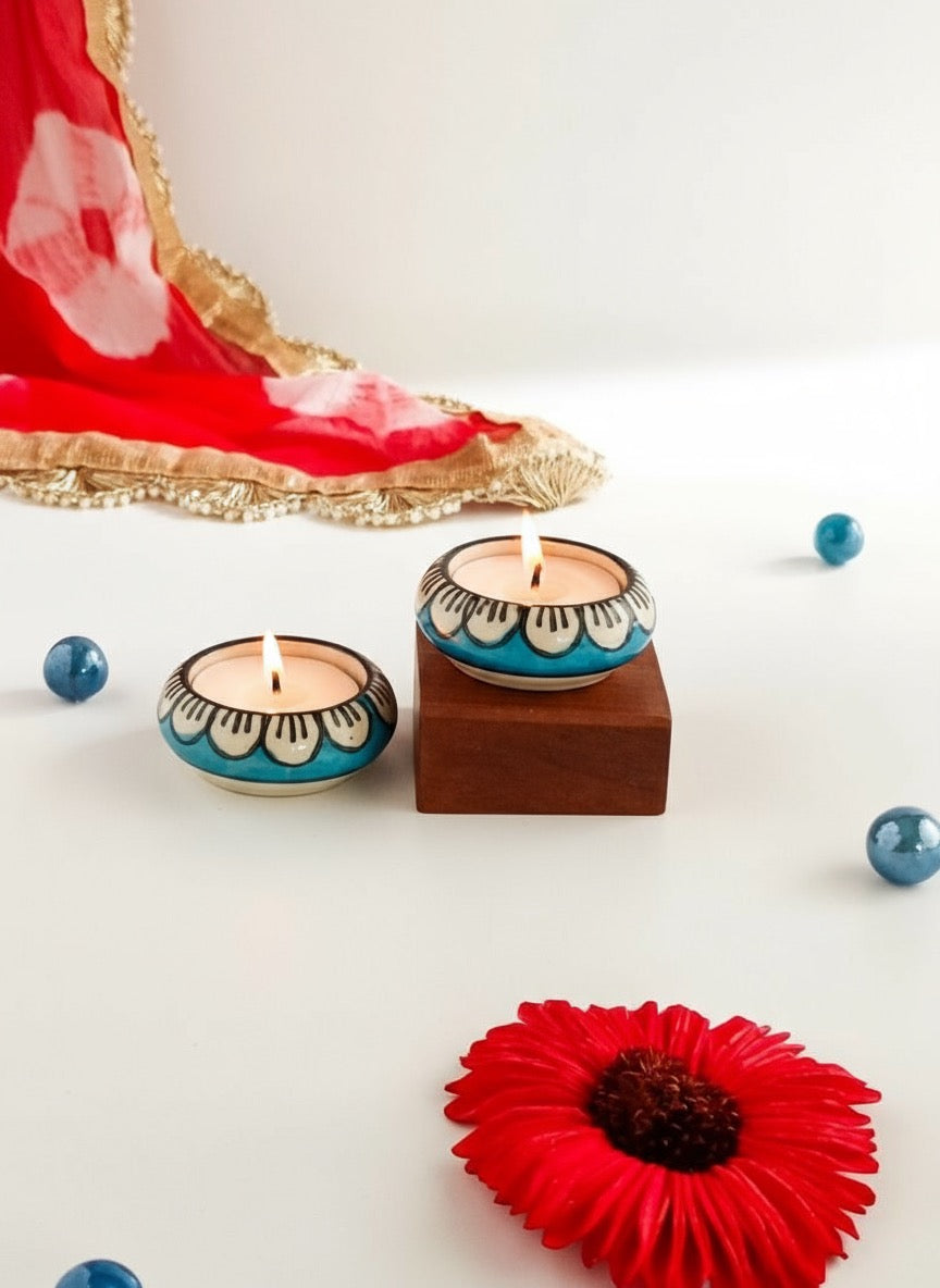 Mosaicaura Tealight Holder(pair)