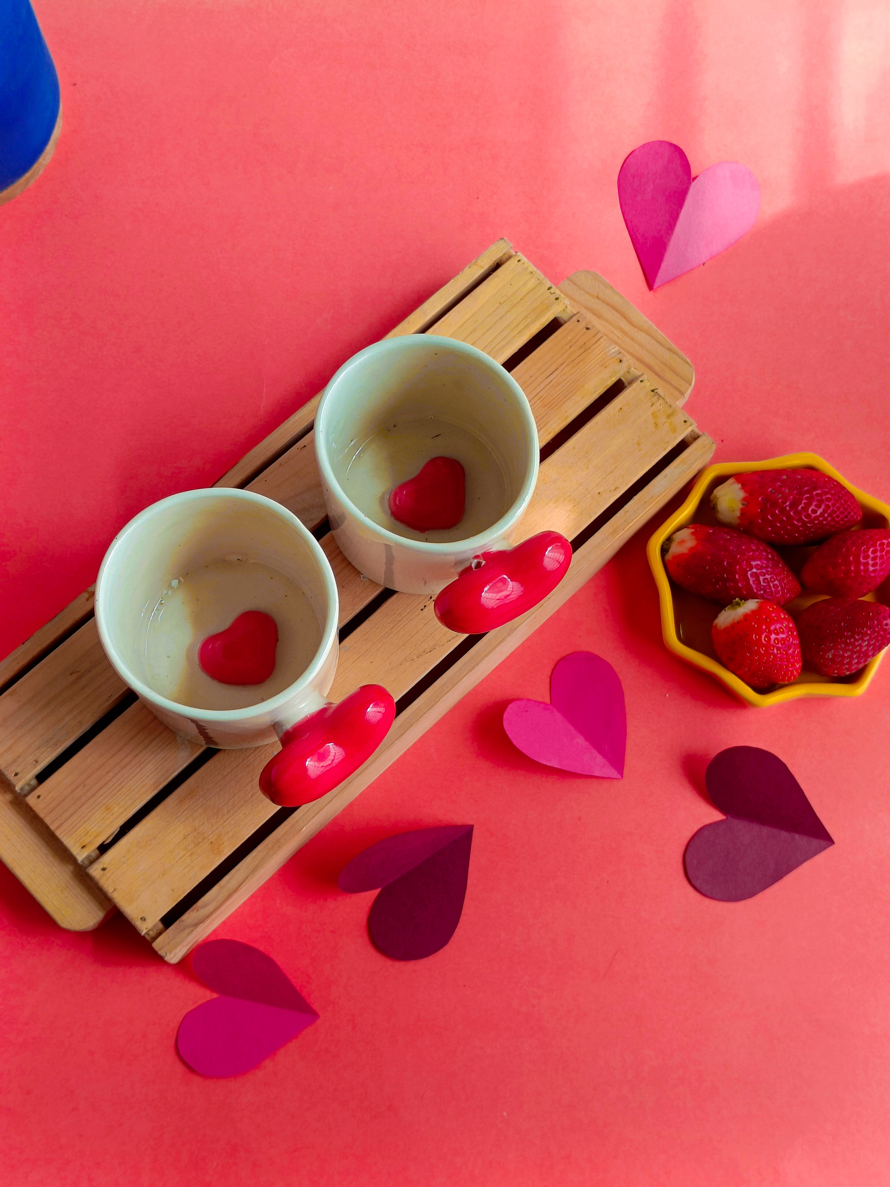 Fluffy Heart Mug (per pc)