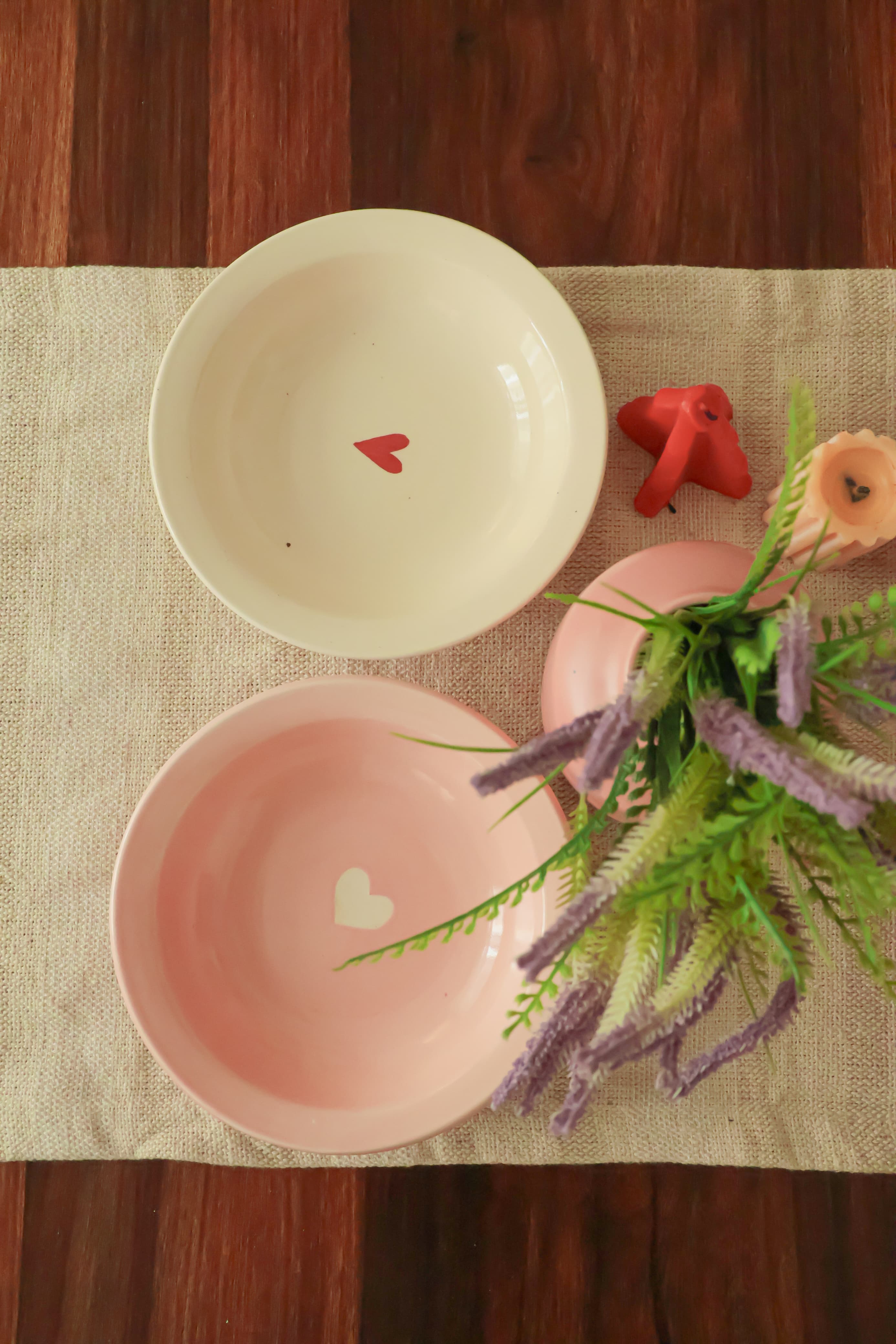 Centre of my Heart Pasta Plate (Per pc)