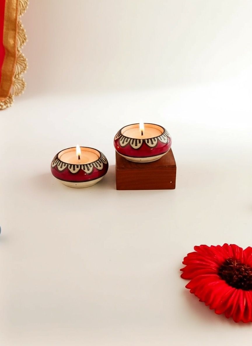 Mosaicaura Tealight Holder(pair)