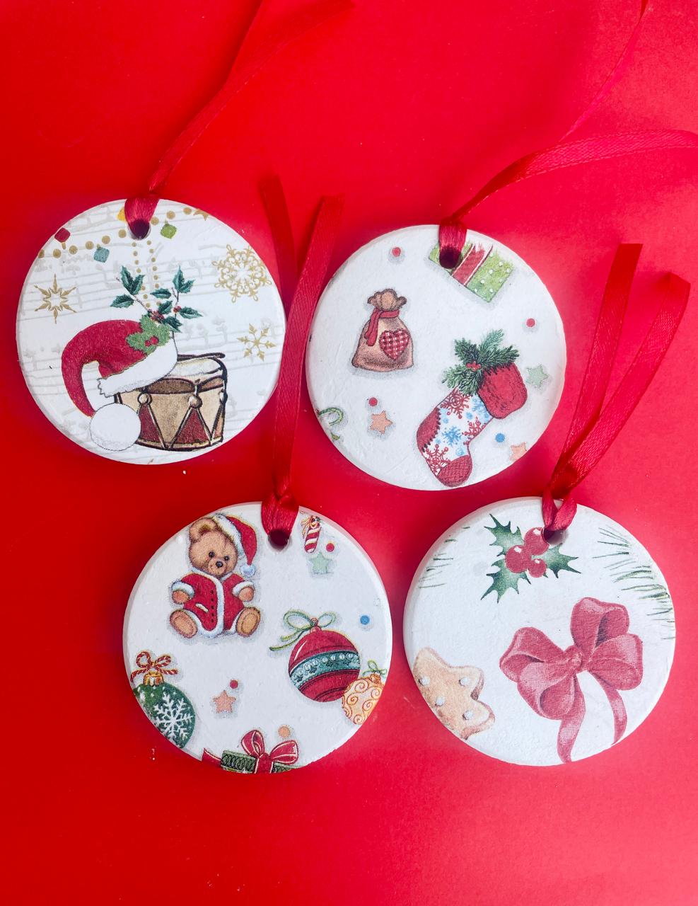 Concrete Christmas Charms(per pc)