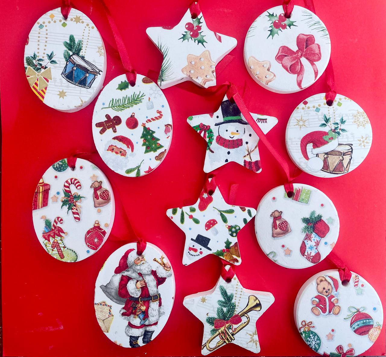 Concrete Christmas Charms(per pc)