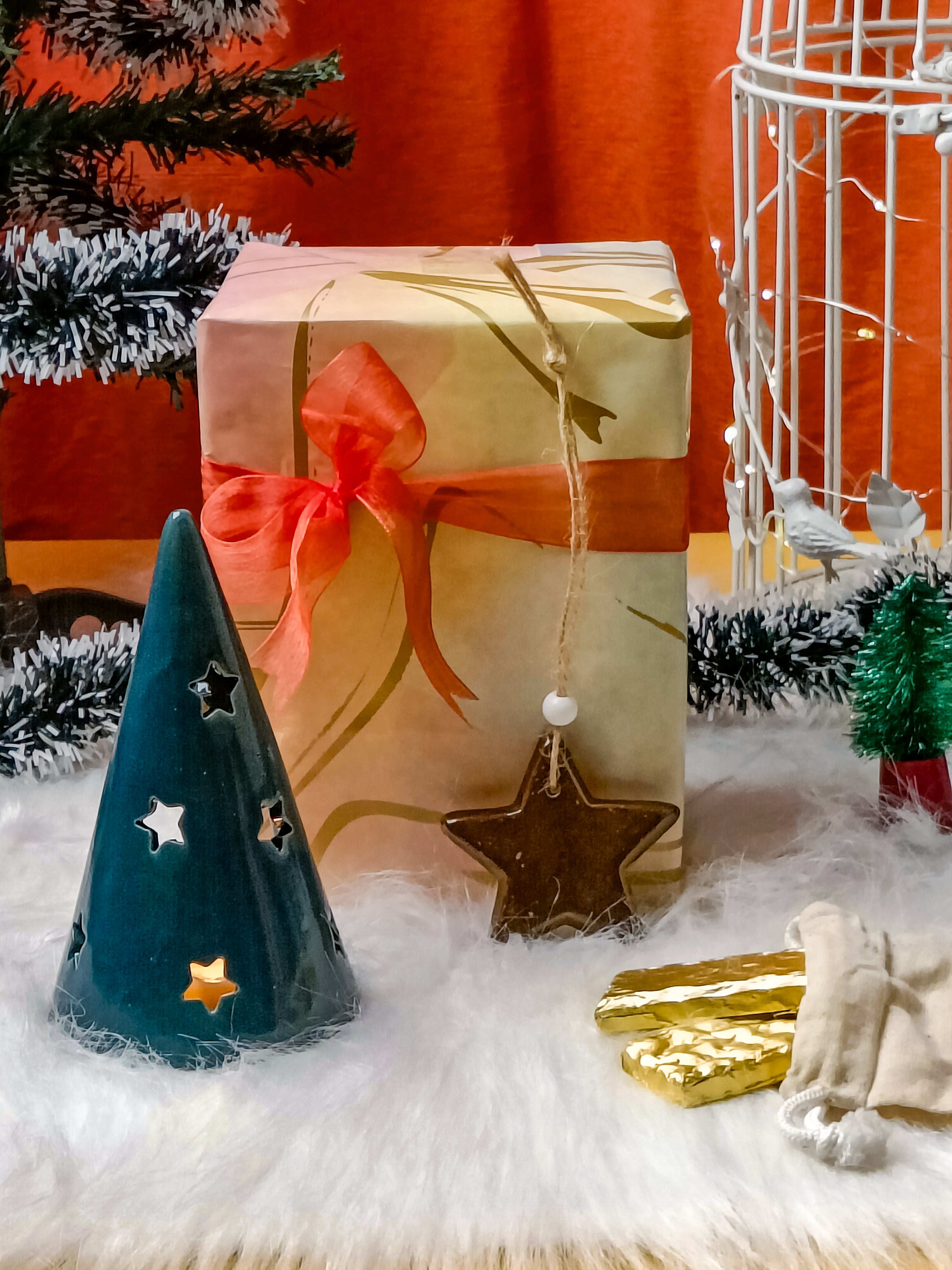 Holiday Hearth Charm Christmas  Gift