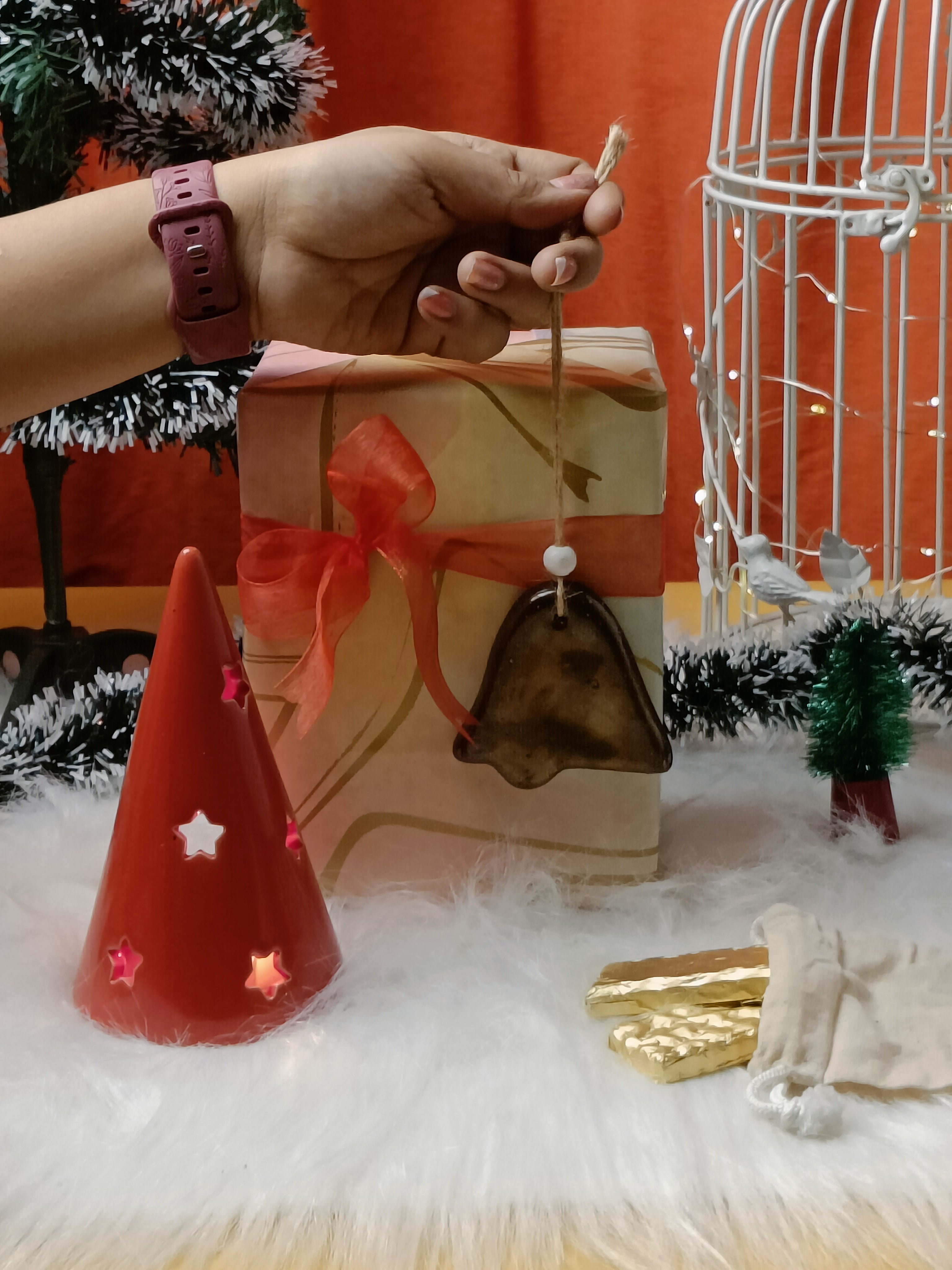 Holiday Hearth Charm Christmas  Gift