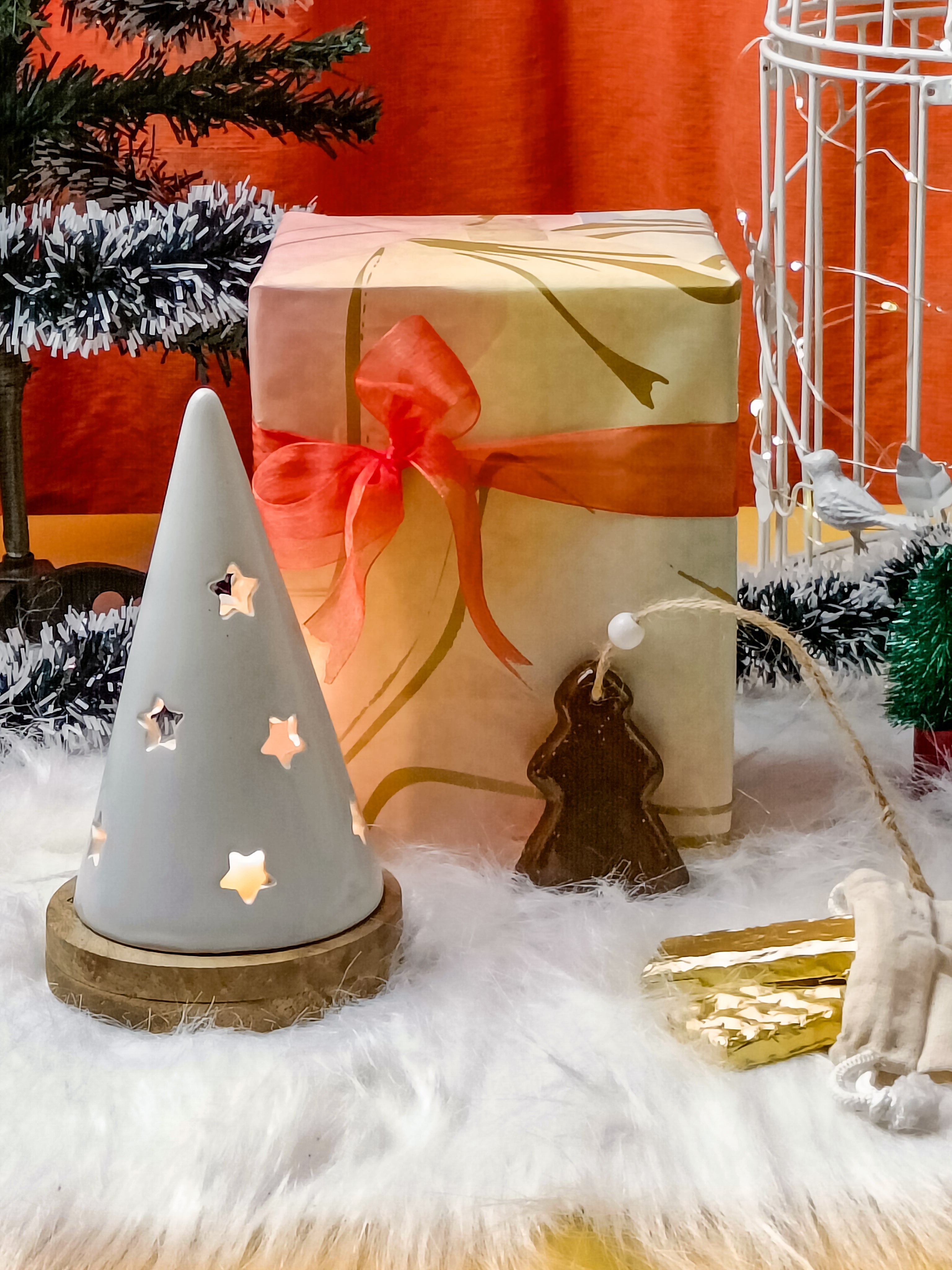 Holiday Hearth Charm Christmas  Gift