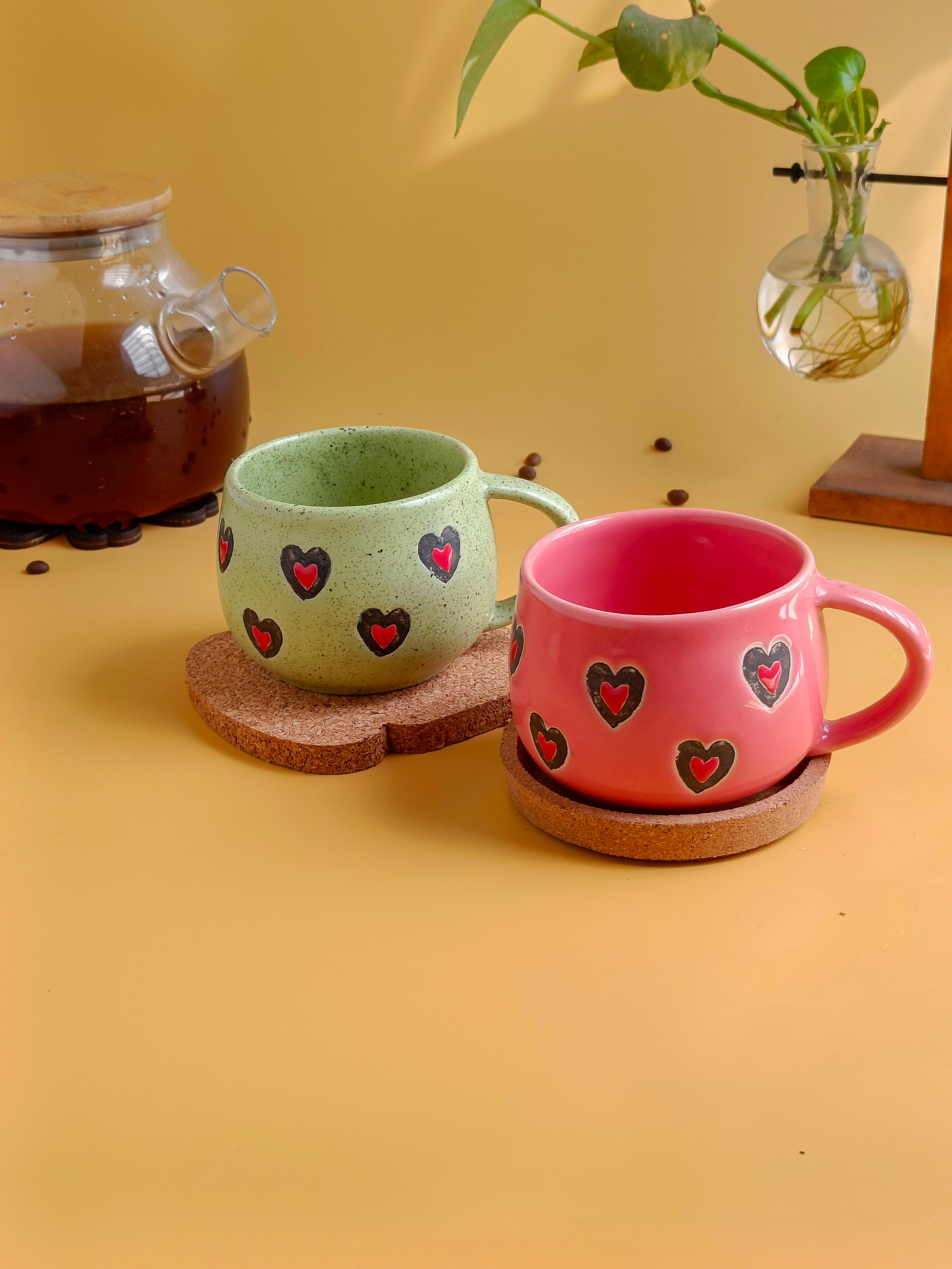 Cute Lil Things Combo (2 Mugs, 2 Coasters)