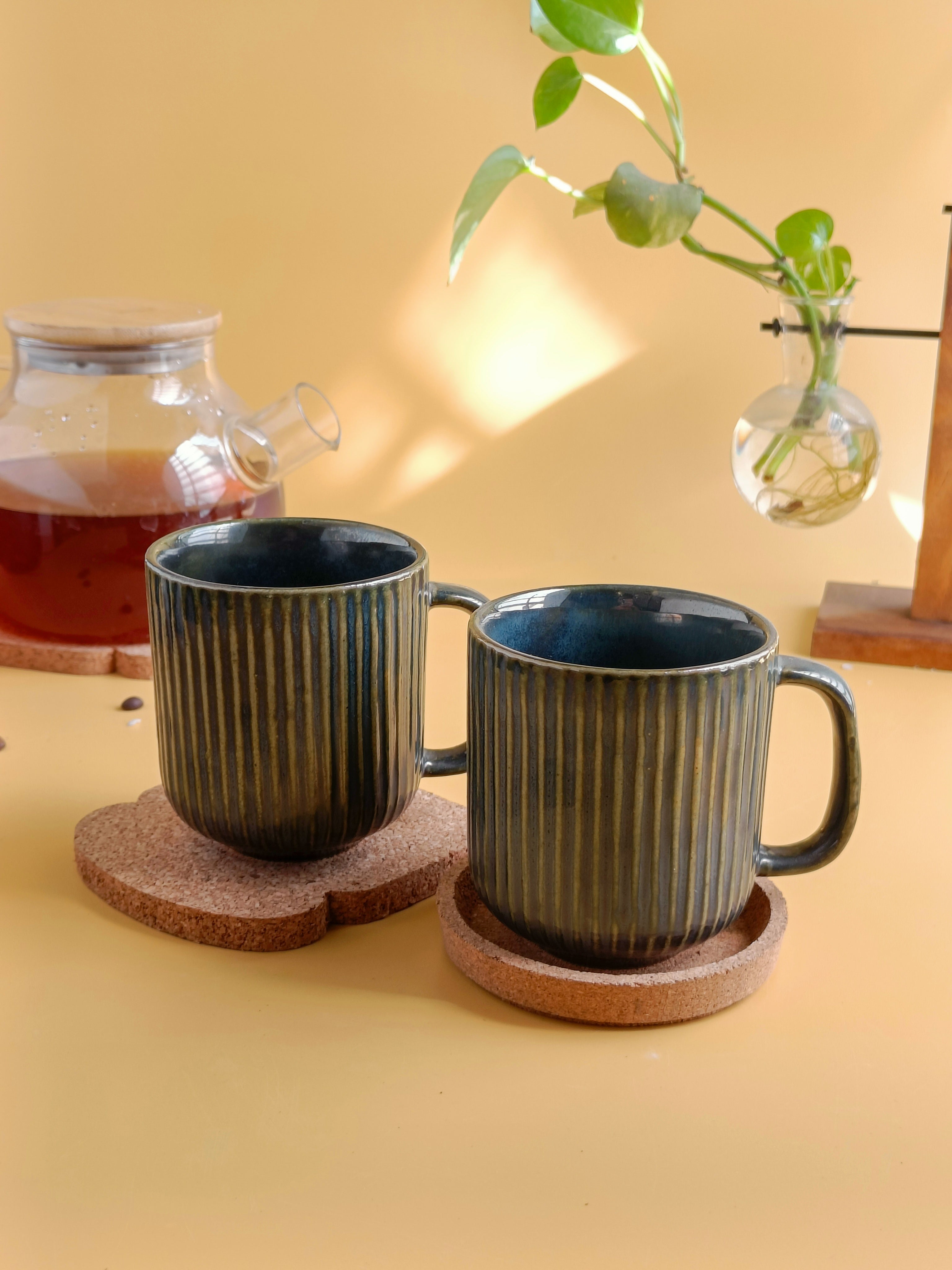 Coffee Time Combo (2 Mugs, 2 Coasters)