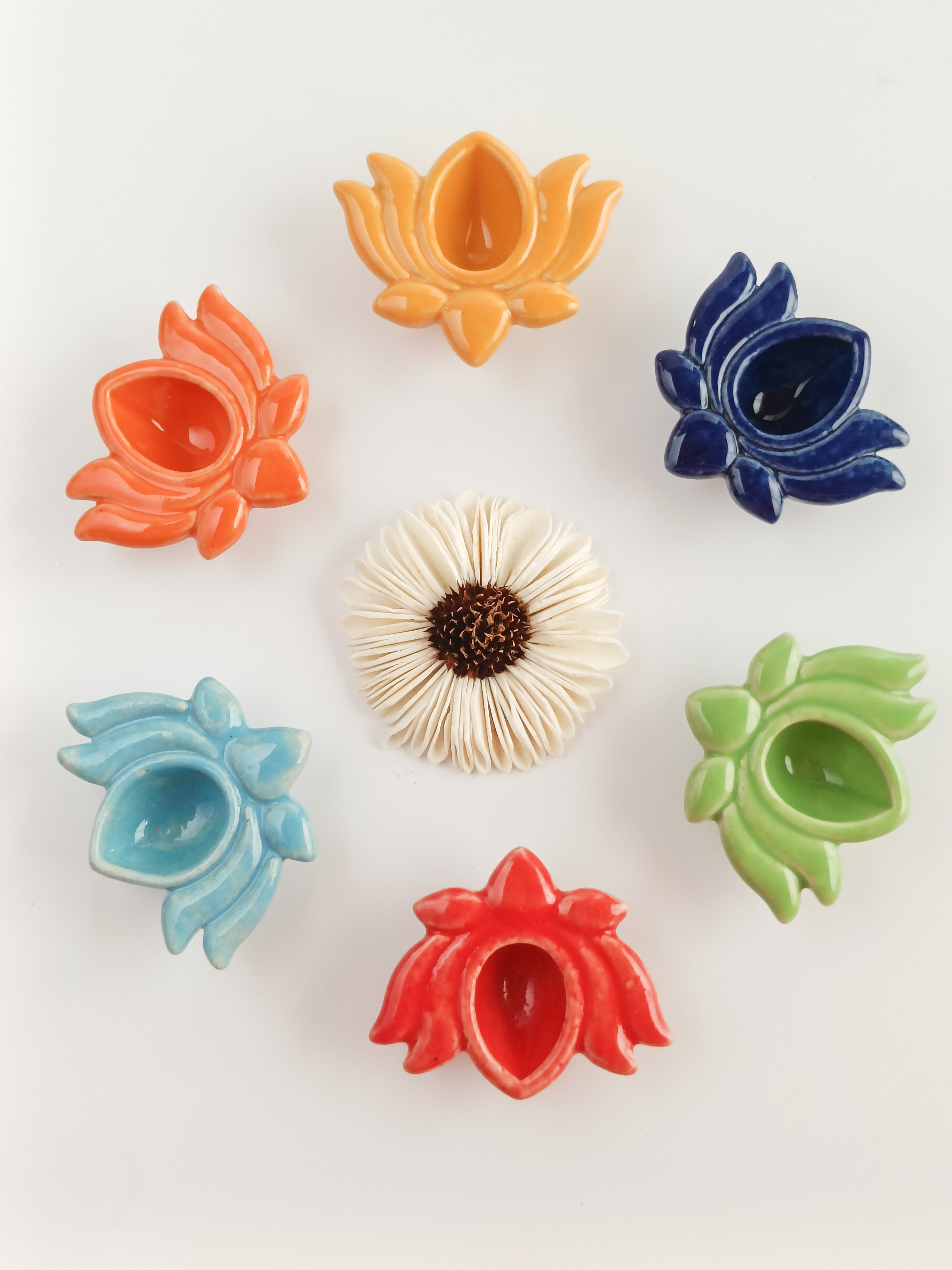 Lotus Diya (4 pcs)