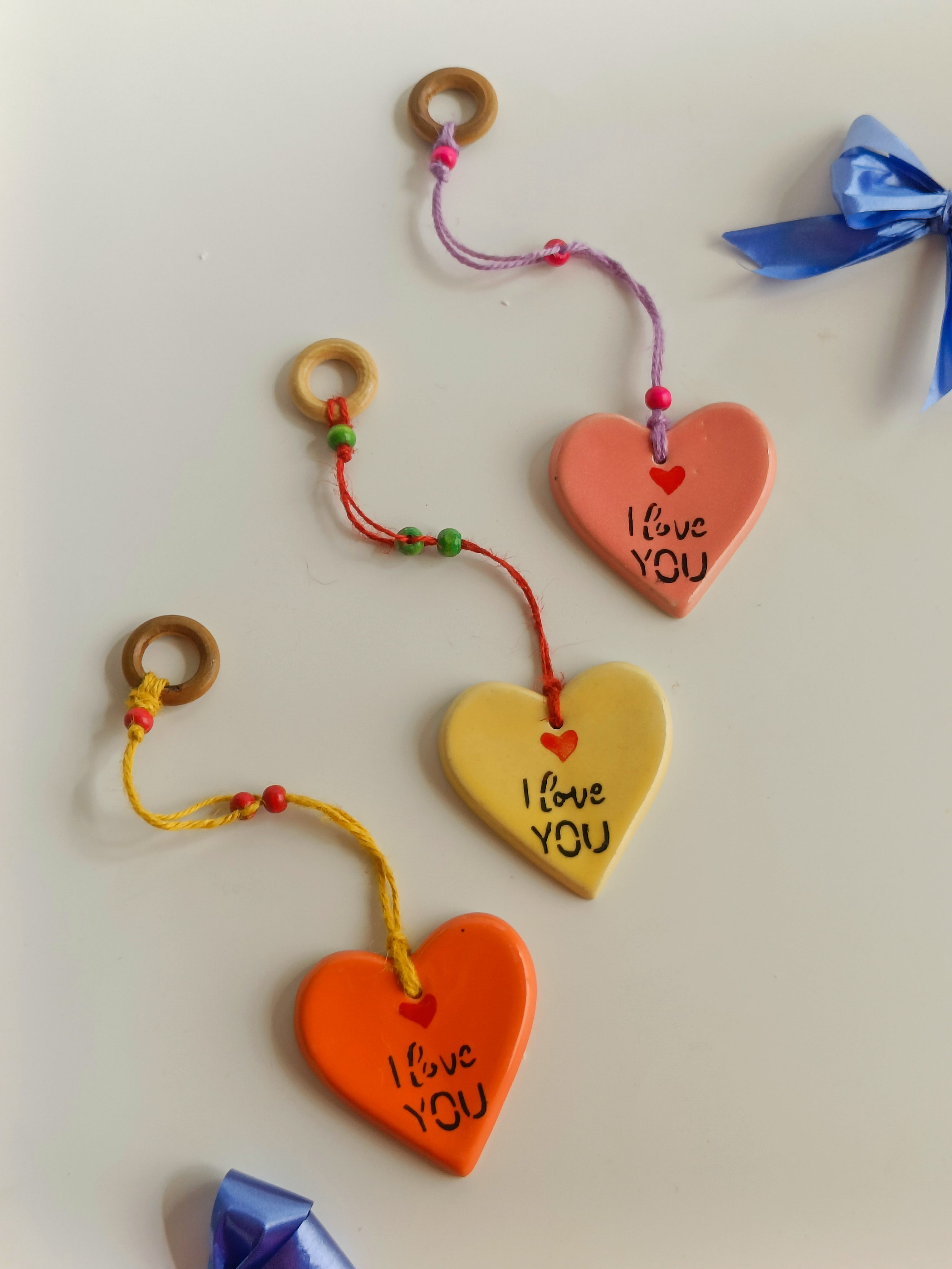 I ❣️ You Ceramic Charm(per pc)