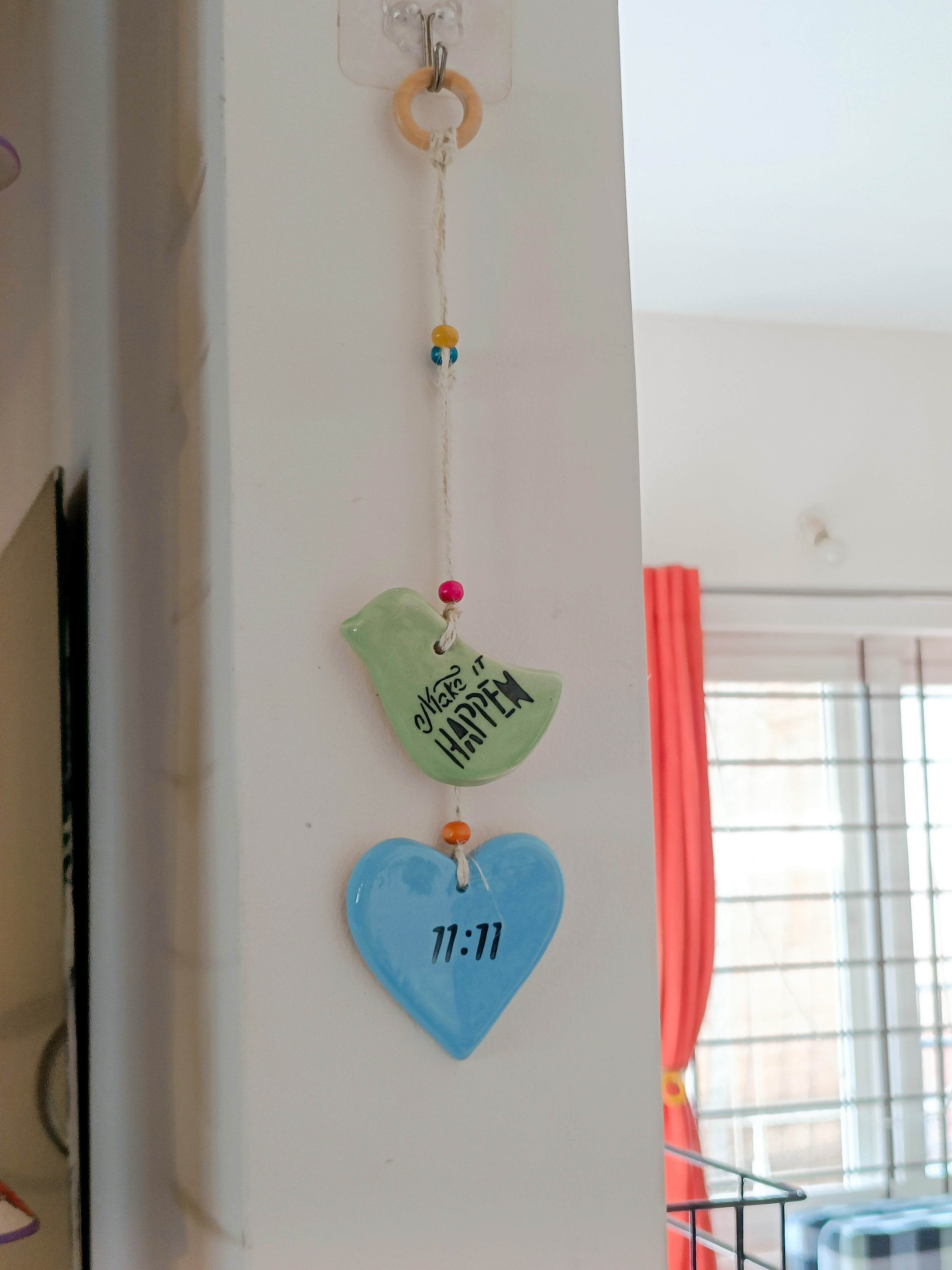 Make-It-Happen Ceramic Charm Hanging Set