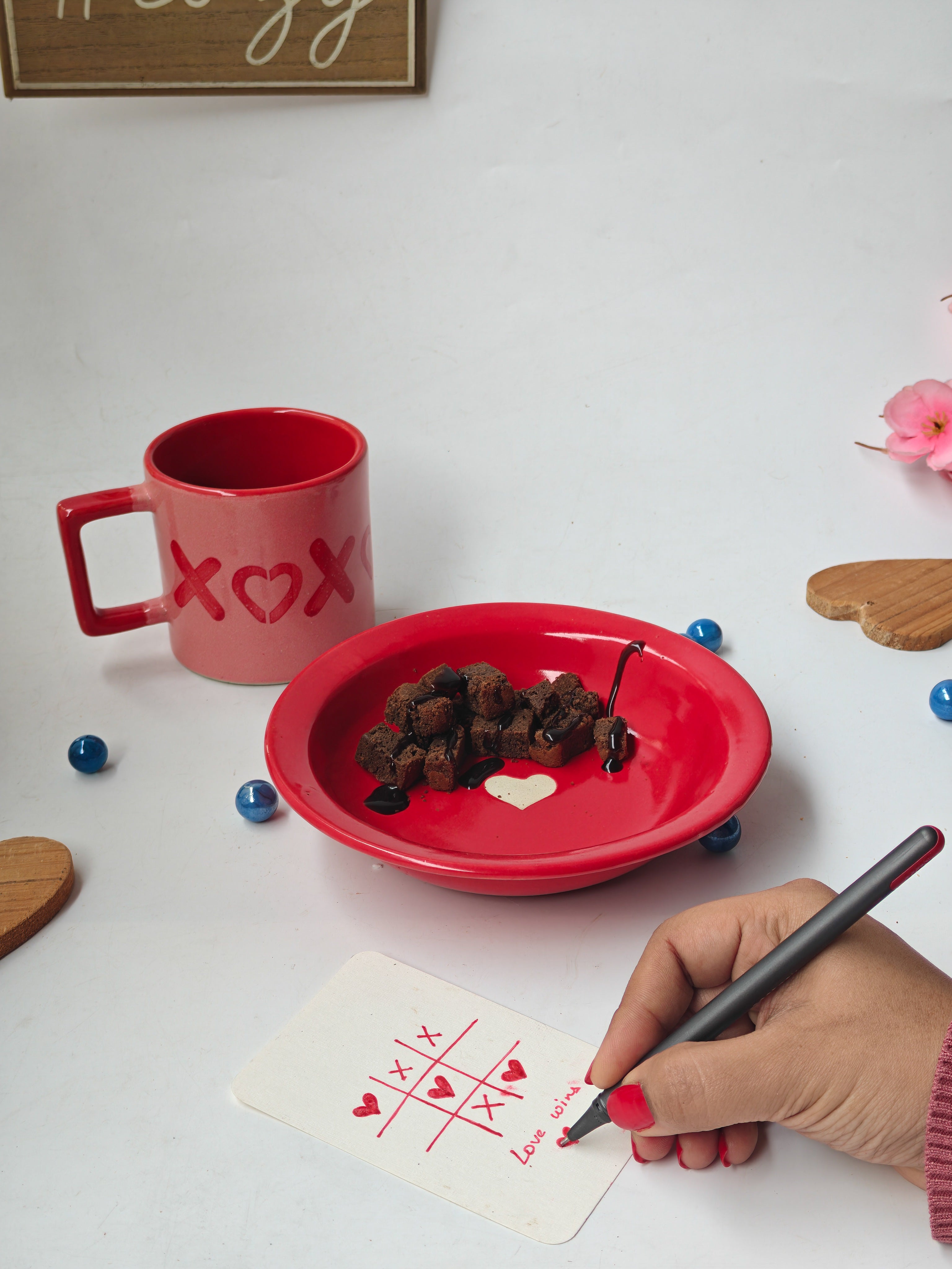 Sweetheart Table Set(per set for 1 mug and 1 plate)