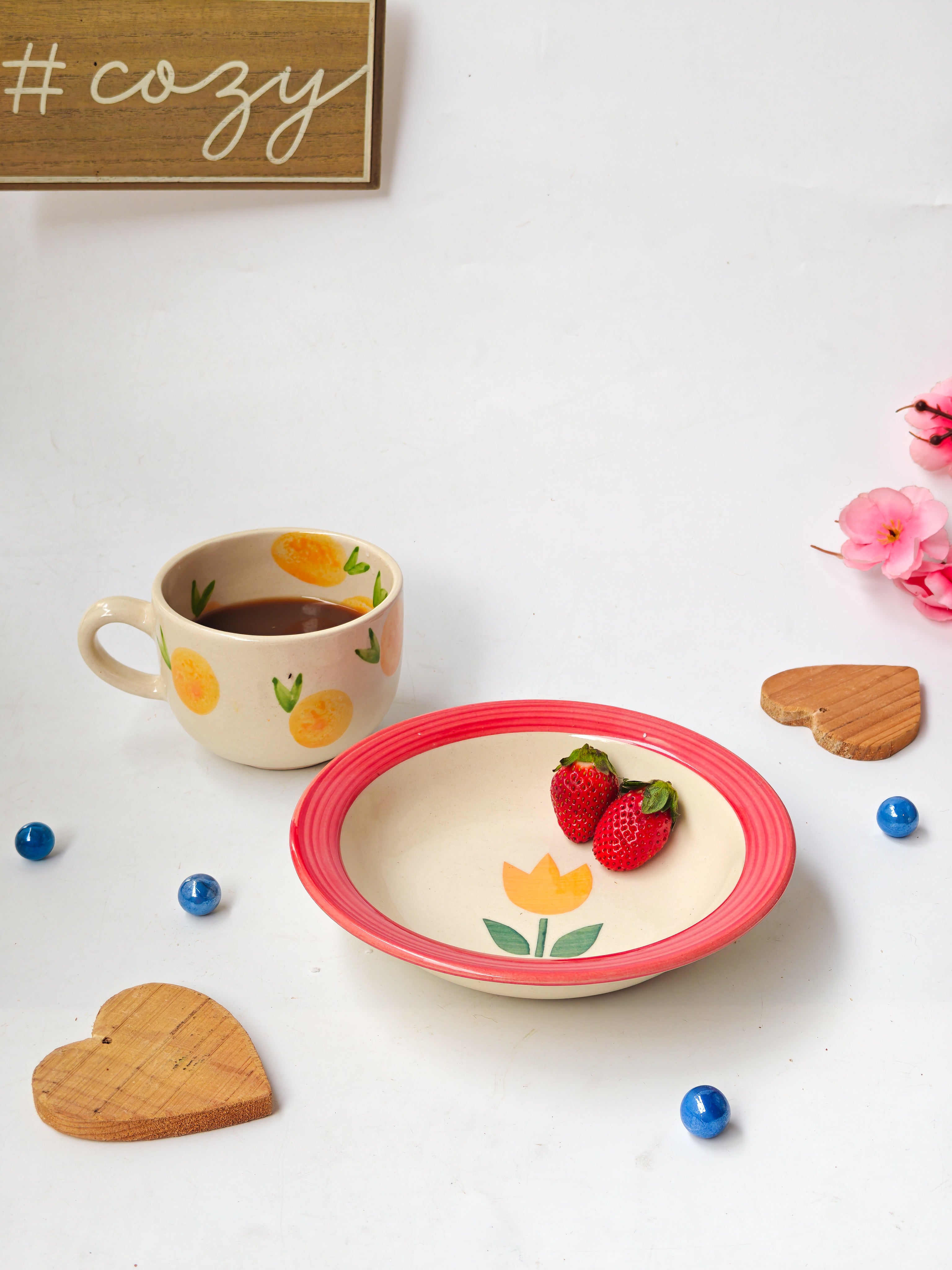 Sweetheart Table Set(per set for 1 mug and 1 plate)