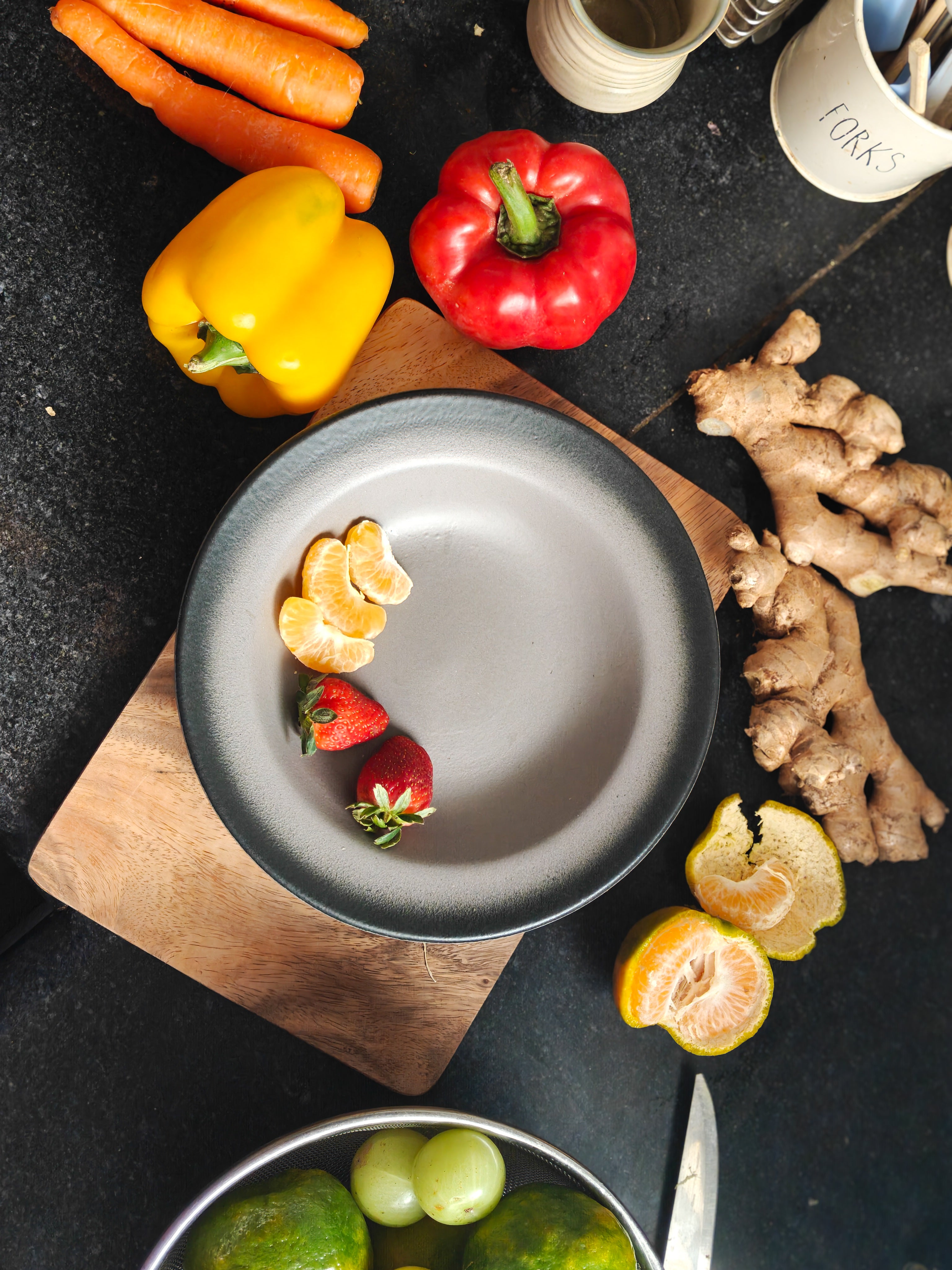 Monochrome Matte Pasta Plate (Per pc)