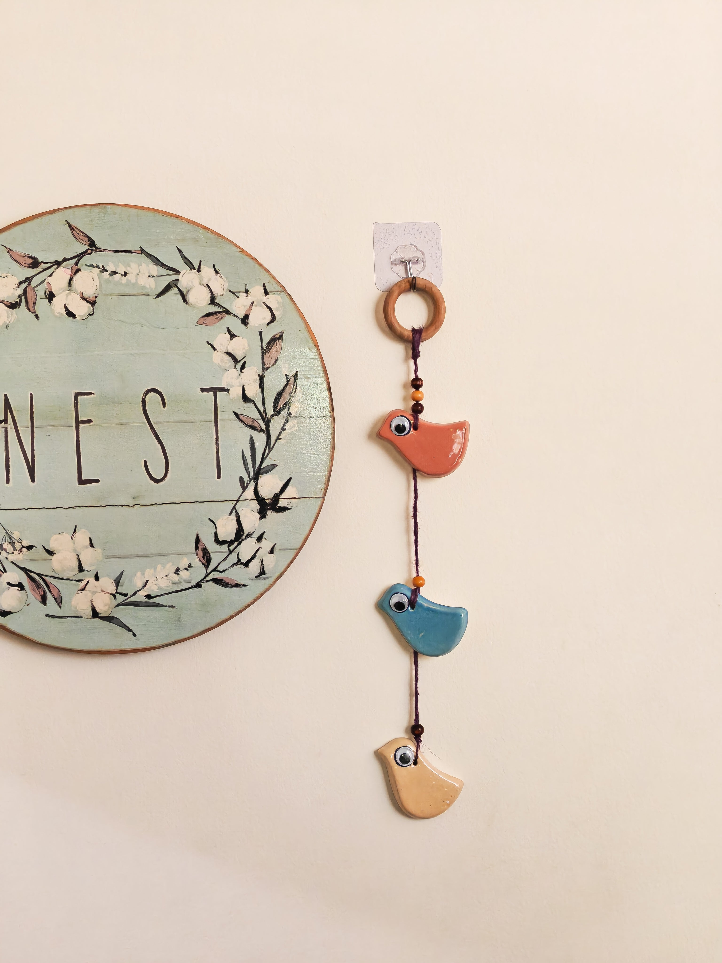 Little Birdie Ceramic Hanging Décor