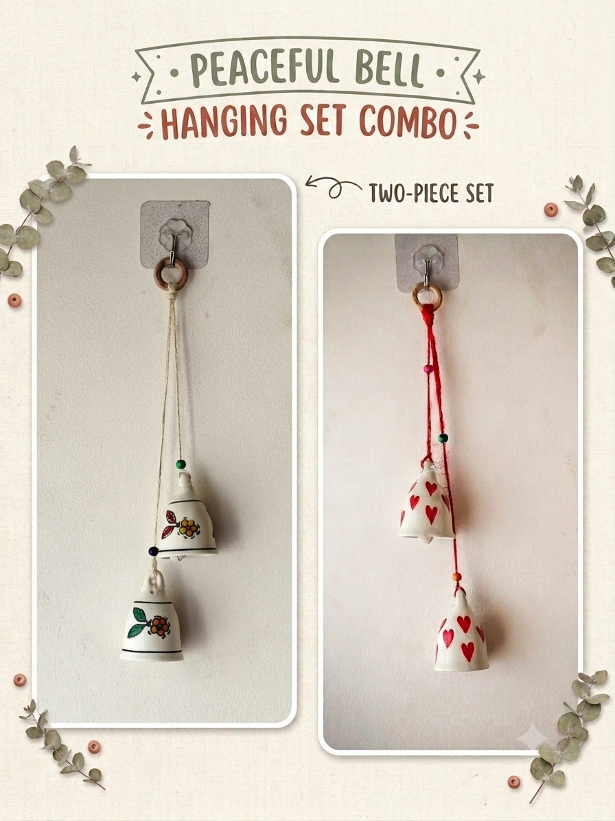 Peaceful Bell Hanging Set Combo – Love Tone & Blissful Bells