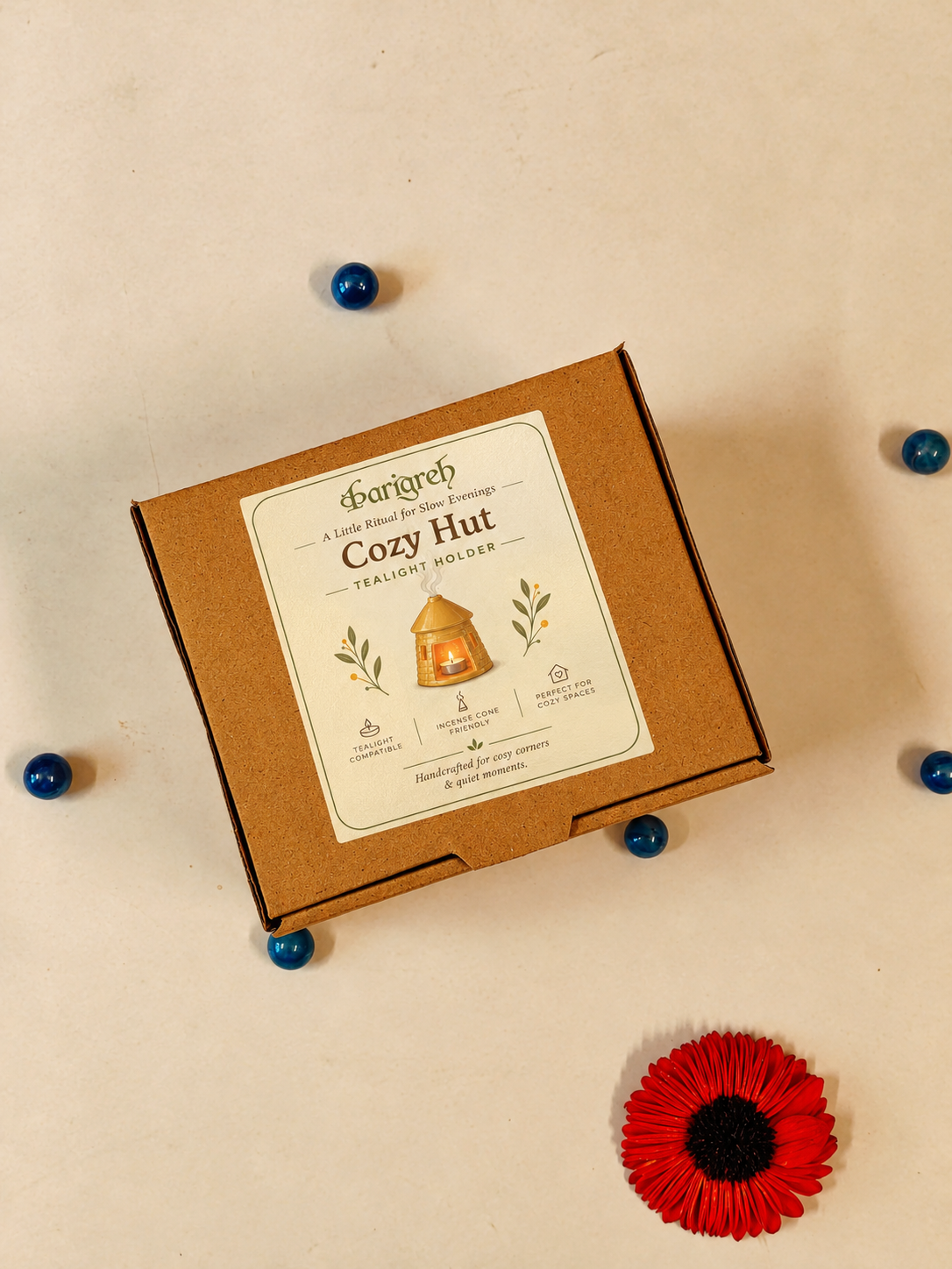 Cozy Hut Tealight Holder (set of 6)