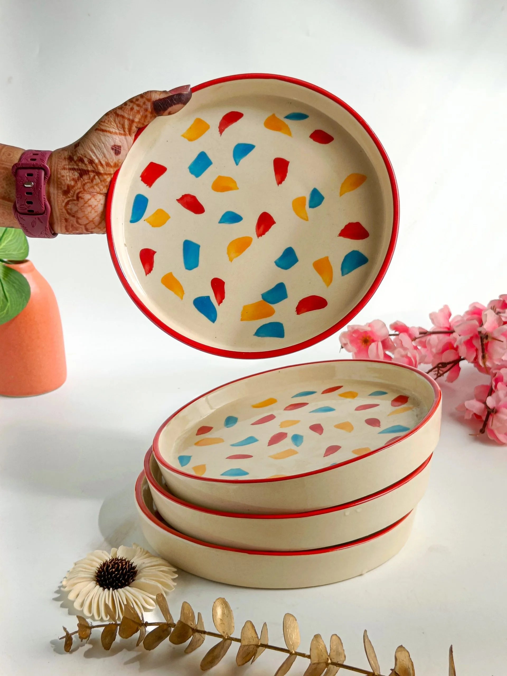 Carnival Bloom Platter(per pc )