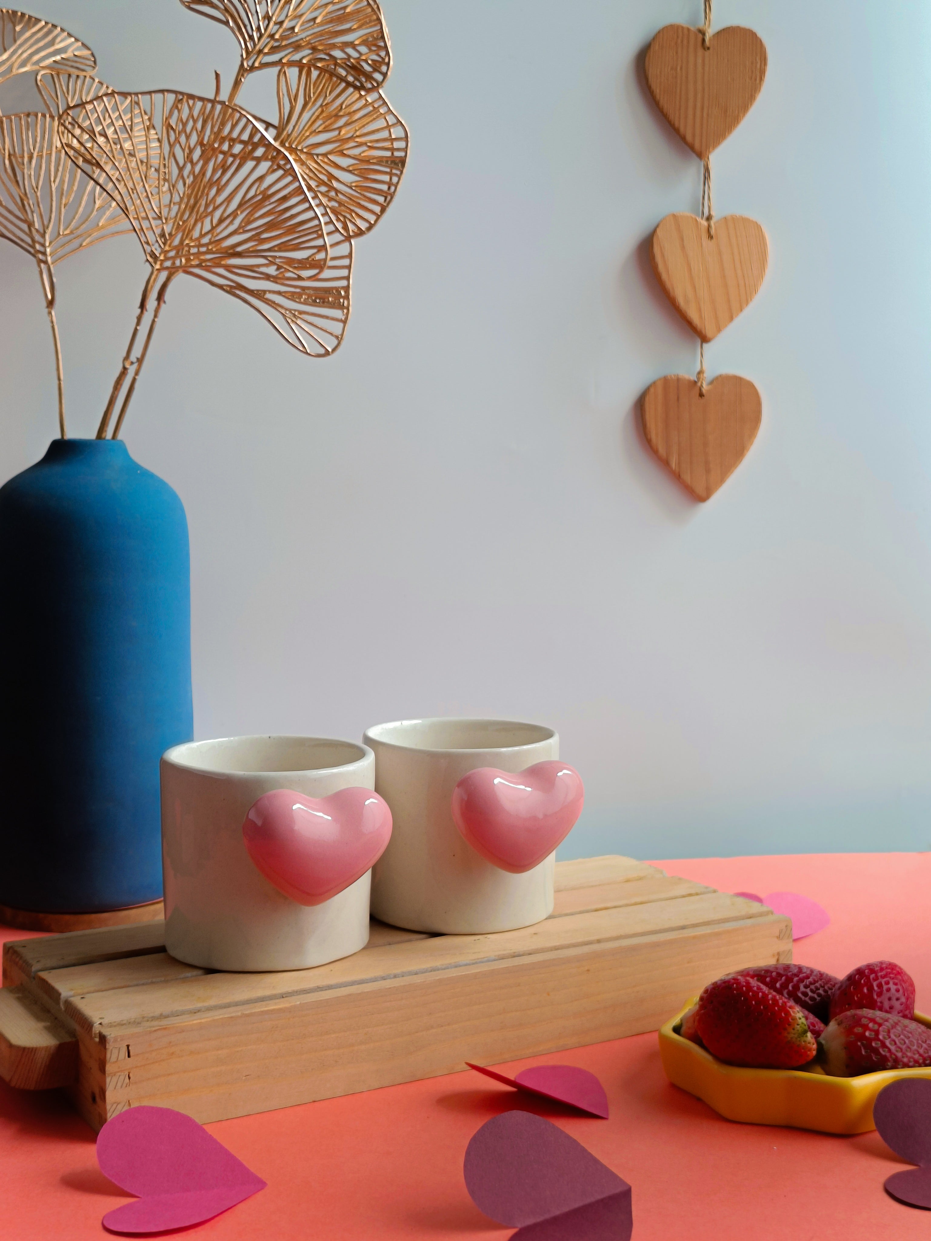 Fluffy Heart Mug (per pc)