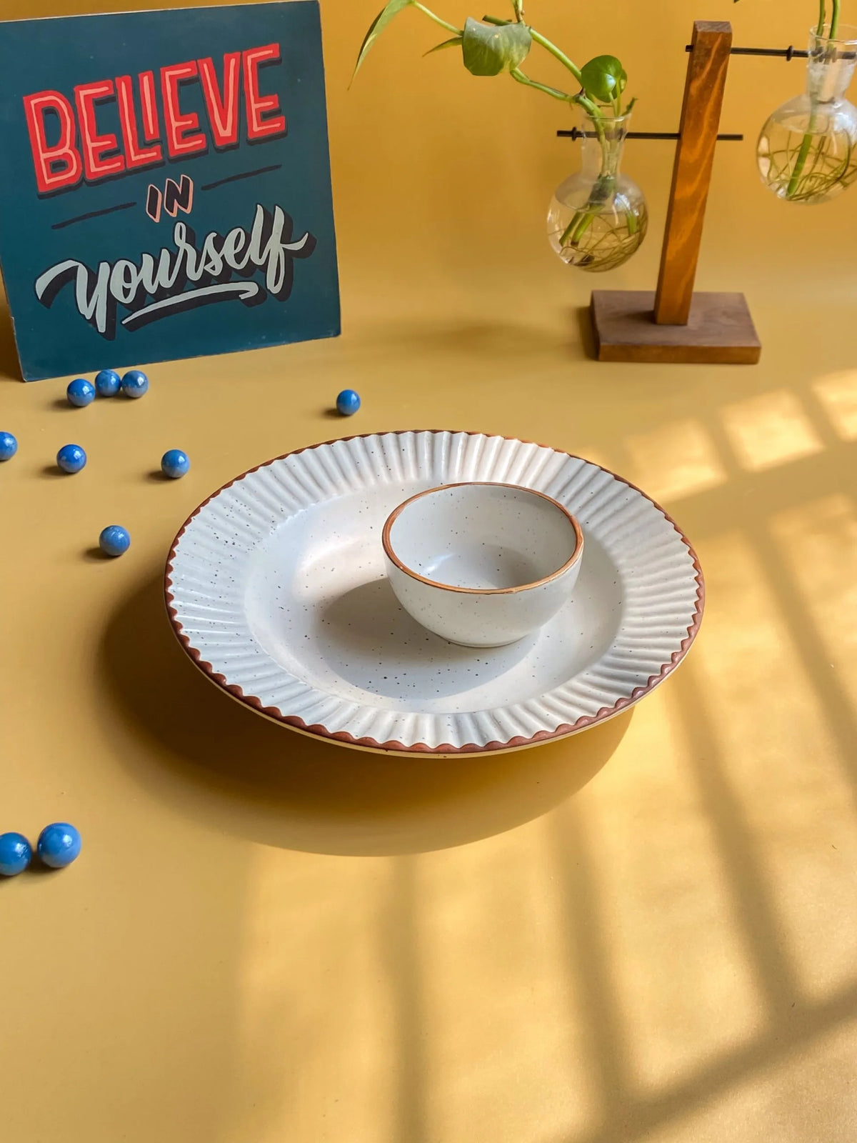 Ivory & Spice Pasta Plate - Bowl Set