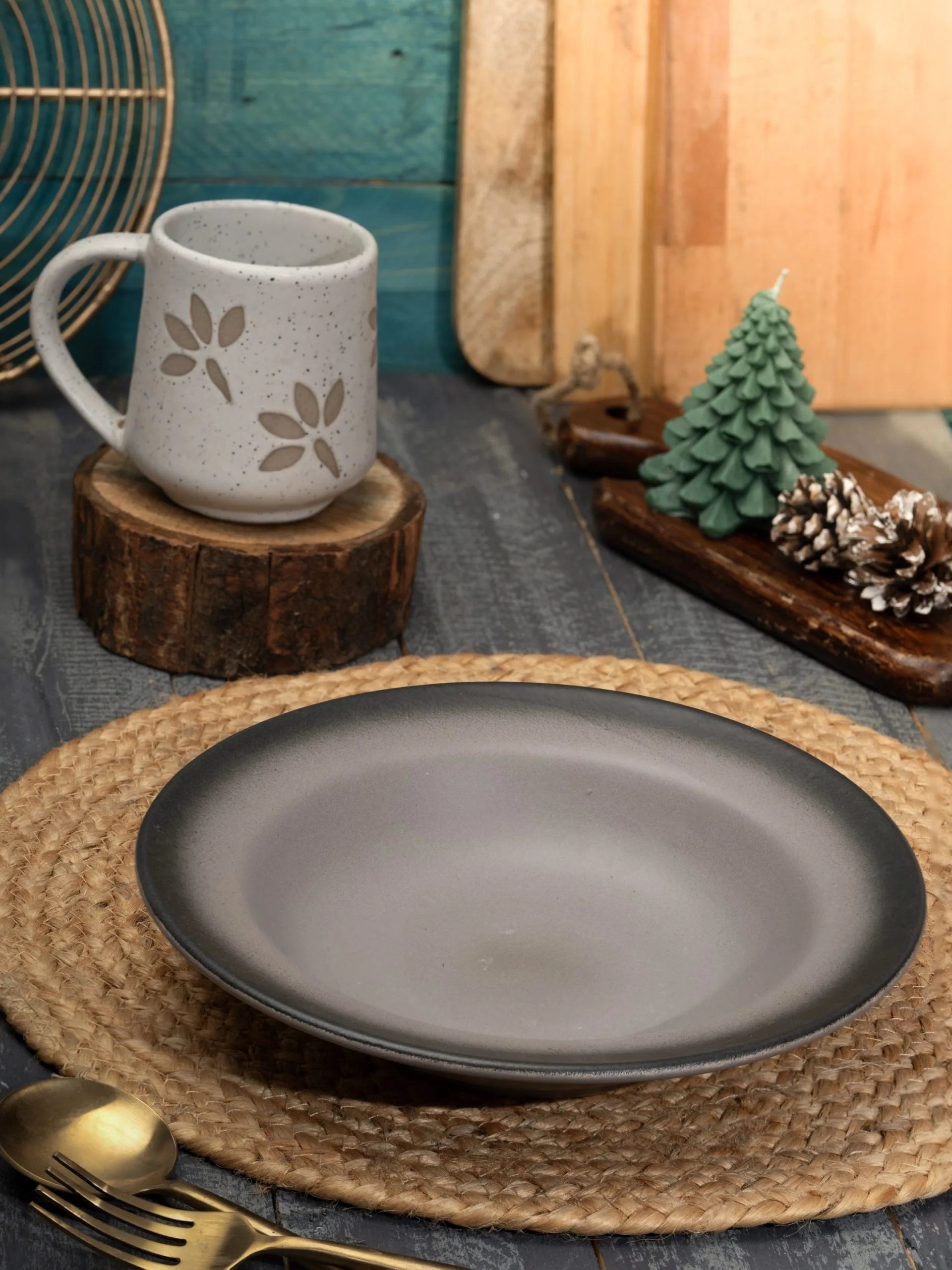 Monochrome Matte Pasta Plate (Per pc)