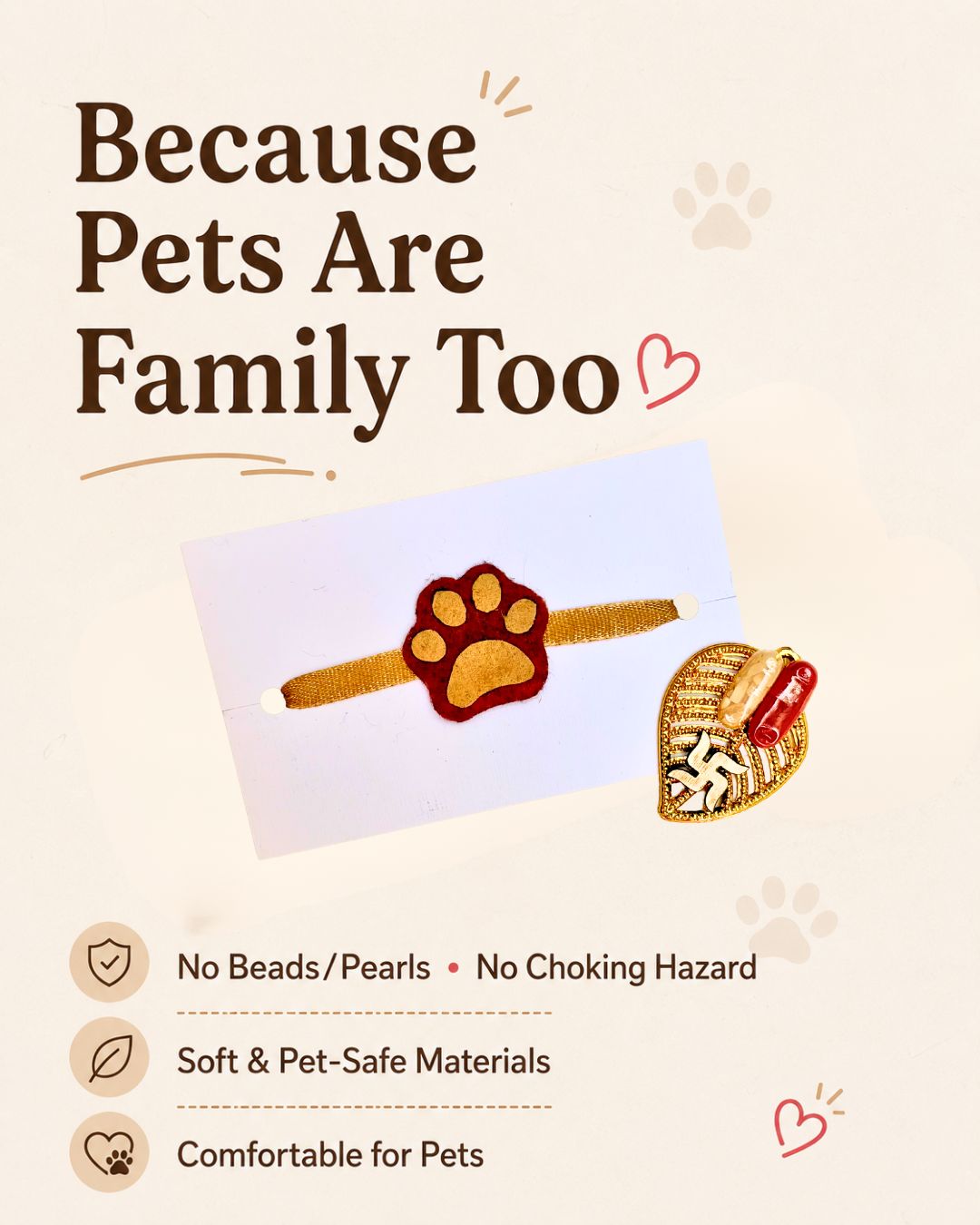 Paws & Threads Rakhi Hamper for Dogs with Toys & Pet-Safe Rakhi