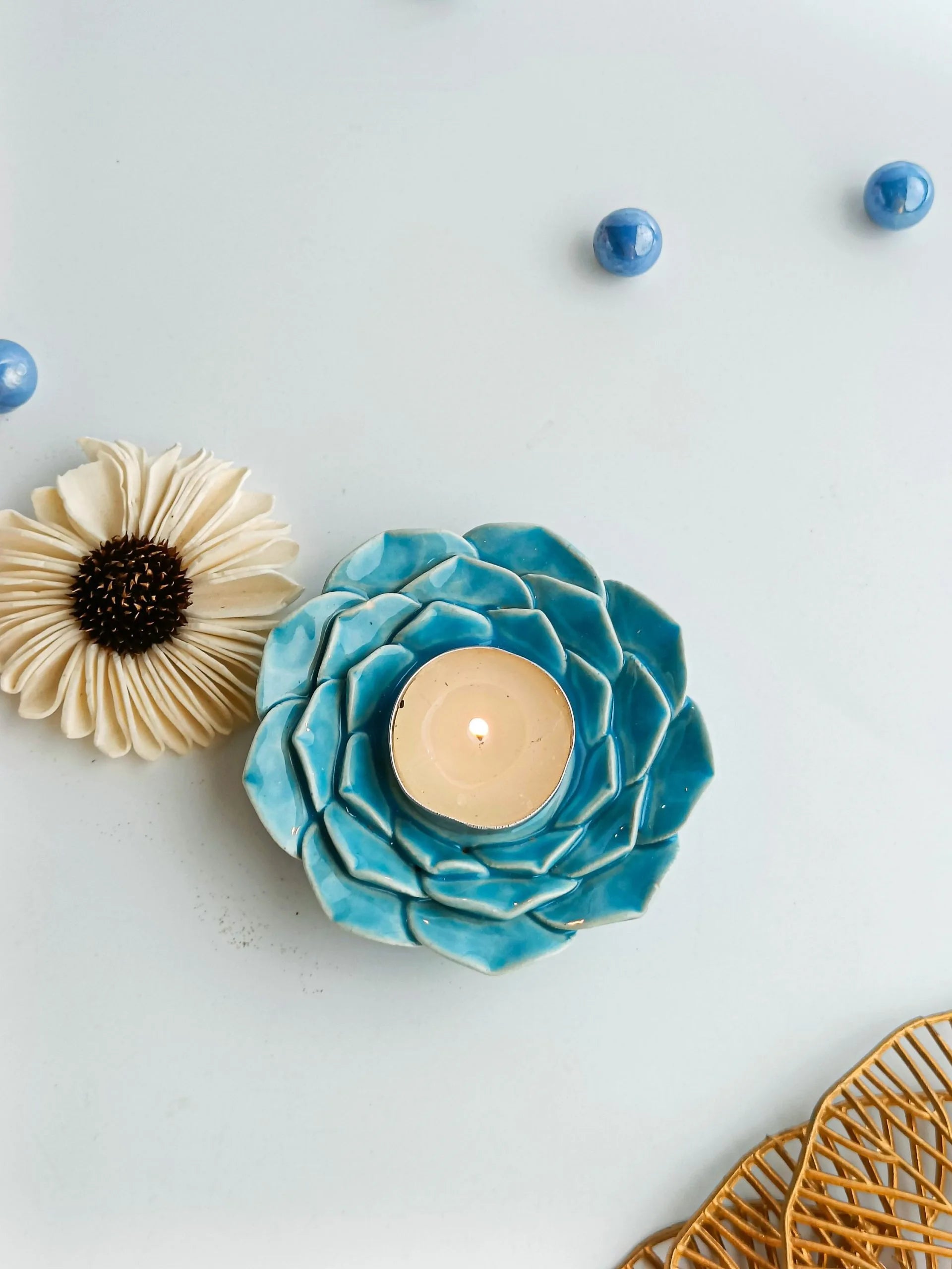 Phoolrani Tealight Holder (Set of 4 pcs)