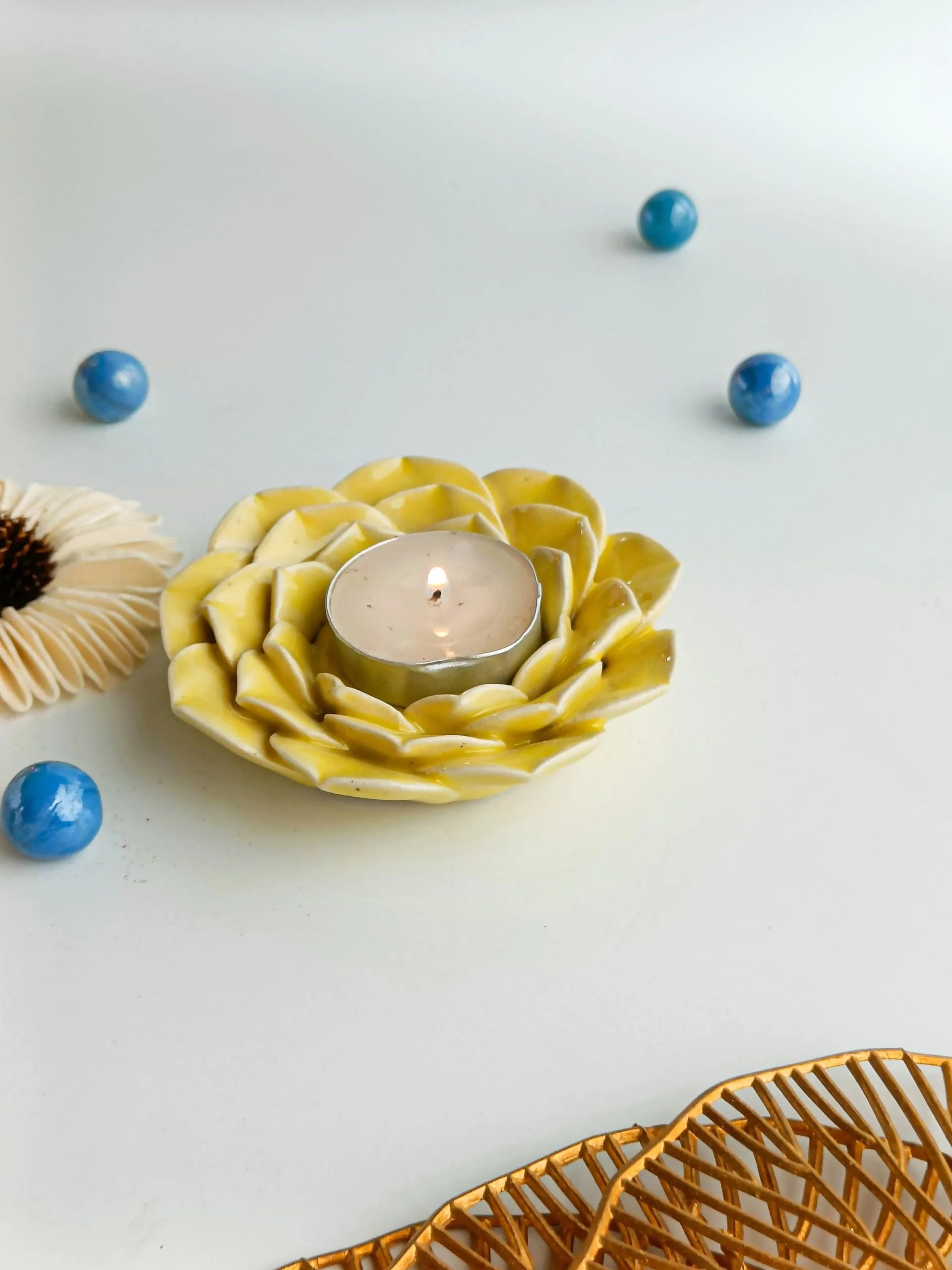 Phoolrani Tealight Holder (Set of 4 pcs)