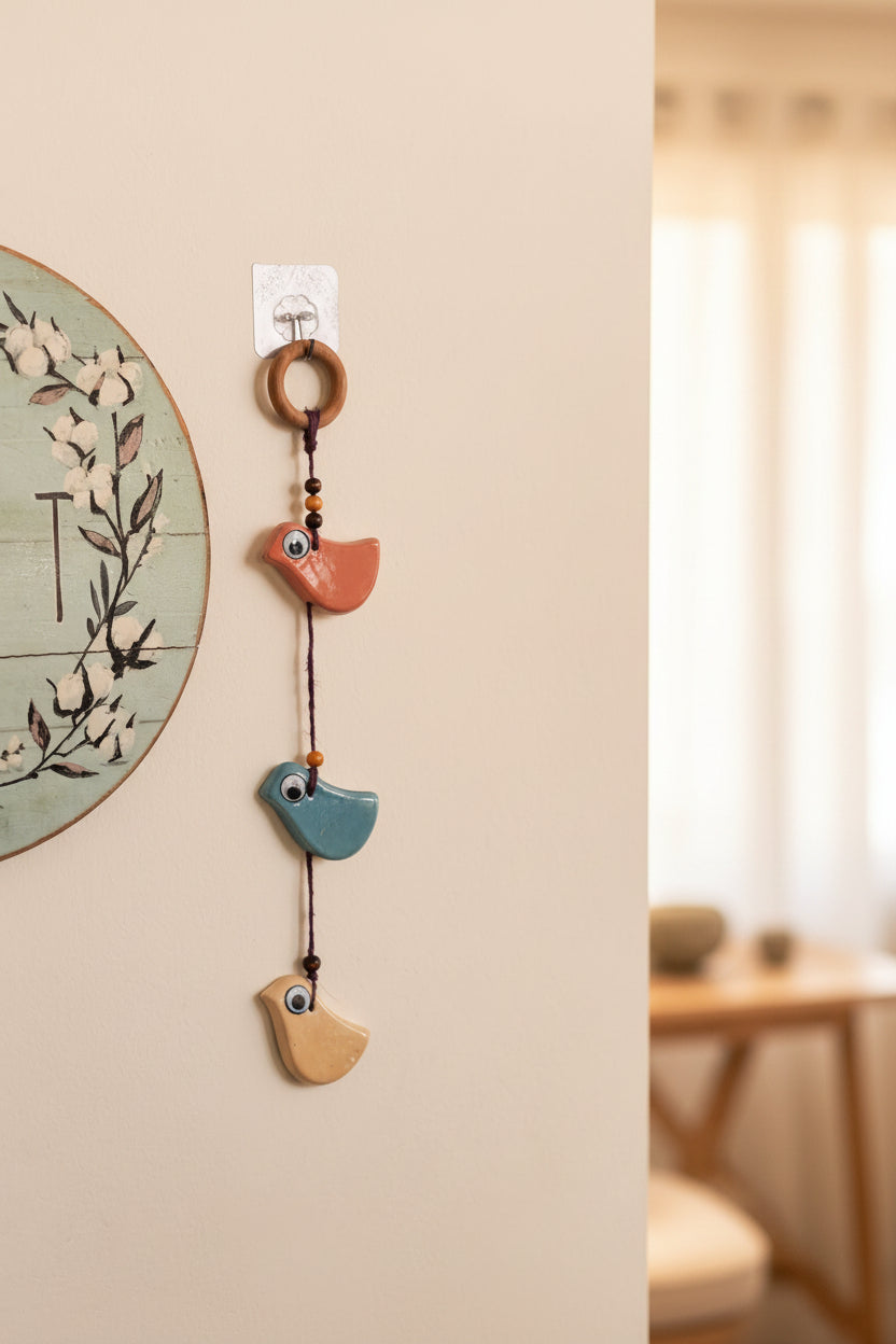 Little Birdie Ceramic Hanging Décor