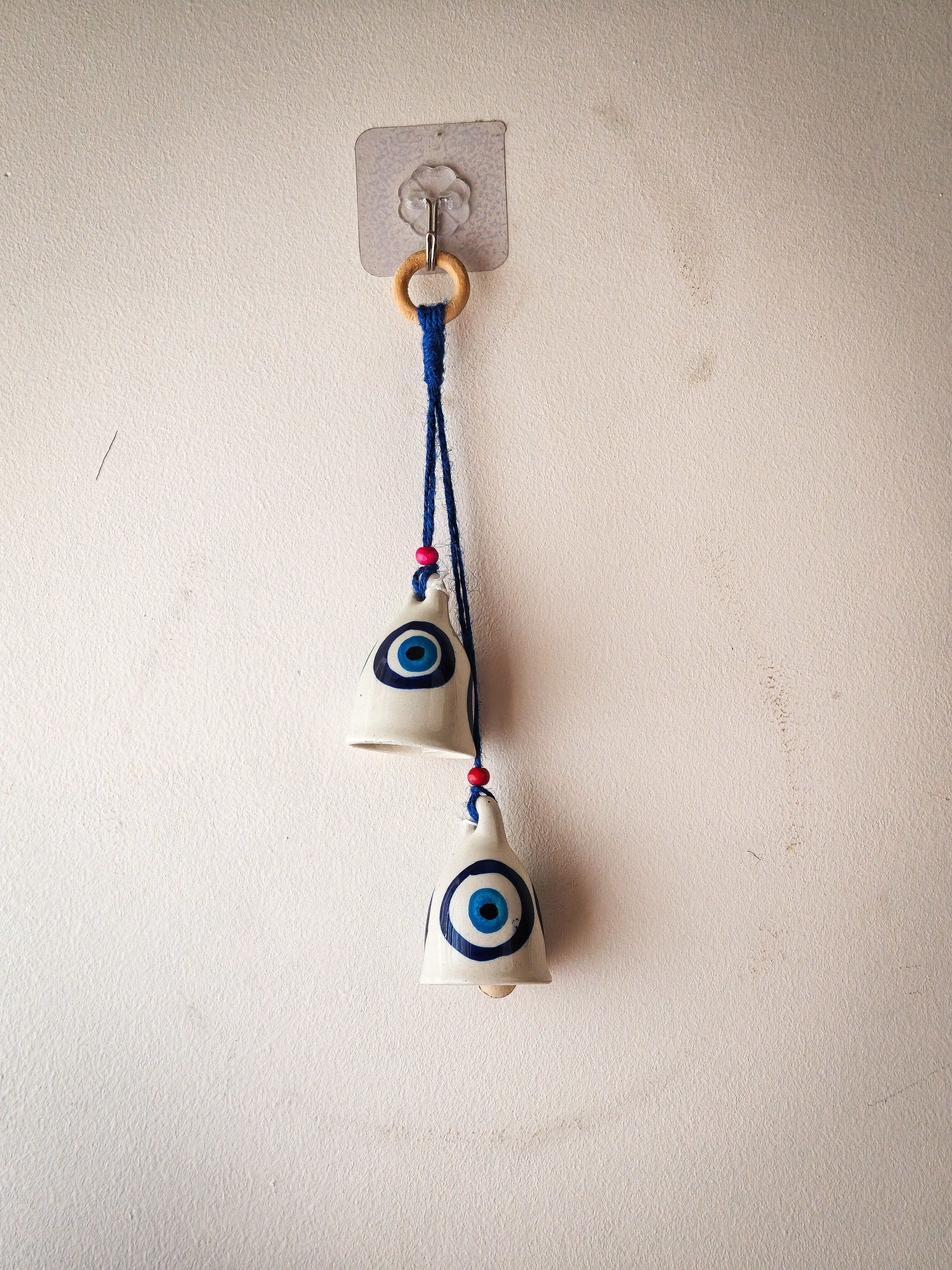 Evil Eye Ceramic Bell