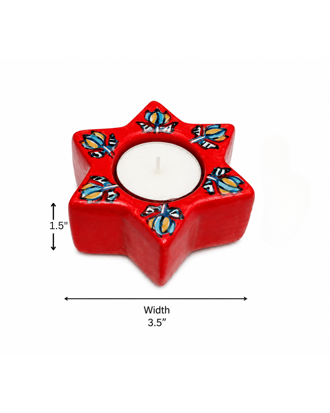 Stunning Star Tea Light Holder (Per Pc)
