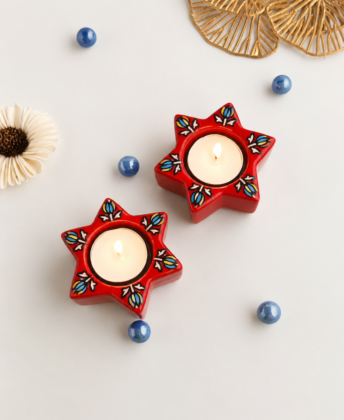 Stunning Star Tea Light Holder (Per Pc)
